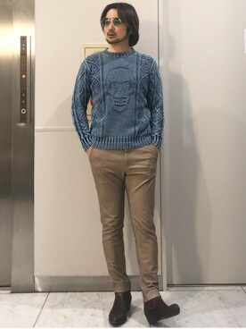 yamaguchi.fさん（メンズ・171cm）の秋コーディネート