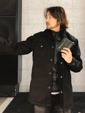 「クリスマス」｜「アイテム（財布/小物）」を使った、yamaguchi.fさん（メンズ・171cm）の冬コーディネート