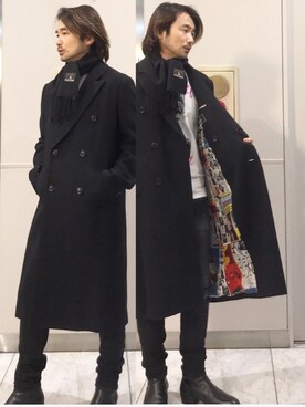 yamaguchi.fさん（メンズ・171cm）の冬コーディネート