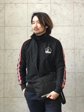 「タートル」｜「アイテム（ブルゾン）」を使った、yamaguchi.fさん（メンズ・171cm）の冬コーディネート