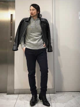 yamaguchi.fさん（メンズ・171cm）の冬コーディネート