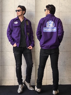 「オープンカラー」｜「アイテム（ジャケット/アウター）」を使った、yamaguchi.fさん（メンズ・171cm）の春コーディネート