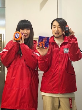 「コラボレーション」｜「アイテム（ナイロンジャケット）」を使った、yamaguchi.fさん（メンズ・171cm）の春コーディネート