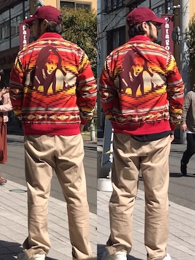 「ビックＴシャツ」｜「アイテム（ジャケット/アウター）」を使った、yamaguchi.fさん（メンズ・171cm）の春コーディネート