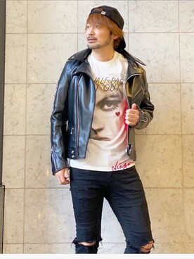 「サイクロン」｜yamaguchi.fさん（メンズ・171cm）の冬コーディネート