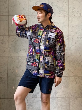 「ナイロンパーカー」｜「アイテム（財布/小物）」を使った、yamaguchi.fさん（メンズ・171cm）の春コーディネート