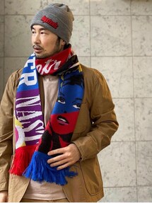 【超希少】HYSTERIC GLAMOUR◆GLEN PRINCEコラボマフラー HYSTERIC GLAMOUR（ヒステリックグラマー）の「SUPER SONIC