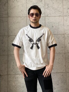 HYSTERIC GLAMOUR（ヒステリックグラマー）の「HYS BUTTERFLY Tシャツ