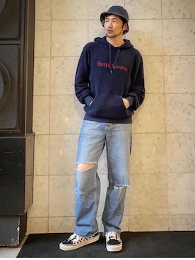 「ﾋﾞｯｸﾞｼﾙｴｯﾄ」｜yamaguchi.fさん（メンズ・171cm）の春コーディネート