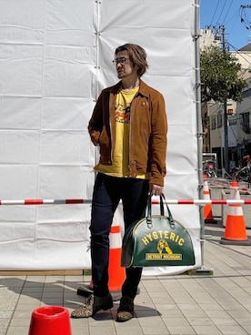 「ボストンバッグ」｜yamaguchi.fさん（メンズ・171cm）の春コーディネート