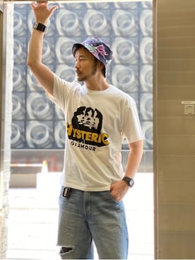「でにむ」｜「アイテム（腕時計）」を使った、yamaguchi.fさん（メンズ・171cm）の夏コーディネート