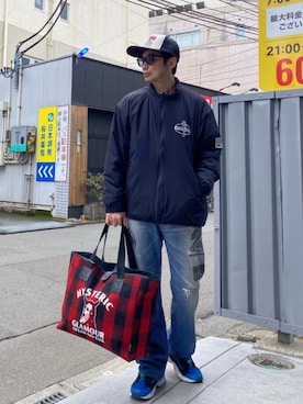 「撥水」｜「アイテム（その他アウター）」を使った、yamaguchi.fさん（メンズ・171cm）の秋コーディネート