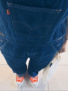 LEVI'S VINTAGE CLOTHINGのサロペット/オーバーオールを使った