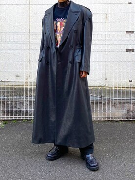チェスターコートを使った マキシ丈コート のメンズ人気ファッションコーディネート Wear