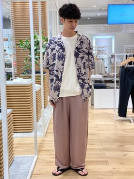 わたべさん(メンズ・181cm)の夏コーディネート