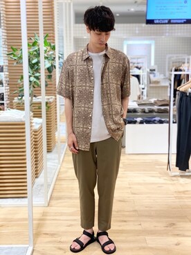 わたべさん(メンズ・181cm)の夏コーディネート