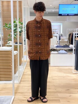 わたべさん(メンズ・181cm)の夏コーディネート