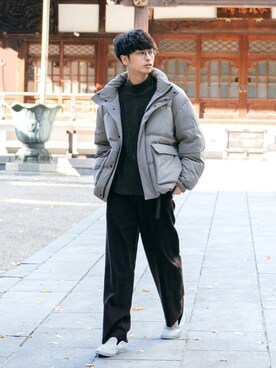 わたべさん(メンズ・181cm)の冬コーディネート
