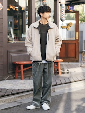 わたべさん（メンズ・181cm）の冬コーディネート