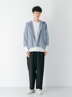 「SENSE OF PLACE by URBAN RESEARCH（センスオブプレイスバイアーバンリサーチ）のアイテム（マウンテンパーカー）」を使った、akiiiiさん（メンズ・181cm）の冬コーディネート