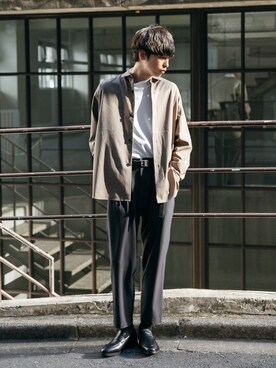 わたべさん(メンズ・181cm)の冬コーディネート