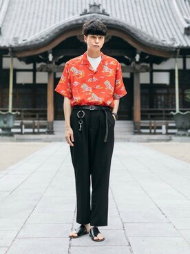 わたべさん（メンズ・181cm）の夏コーディネート