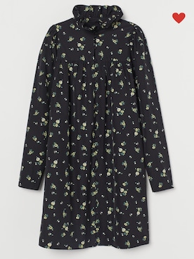 「H&M（エイチ・アンド・エム）のアイテム（シャツワンピース）」を使った、ガッチンムッチンさん（レディース・158cm）の冬コーディネート