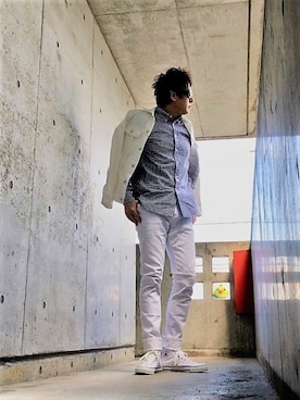 イーサン・ハントさん（メンズ・181cm）の春コーディネート