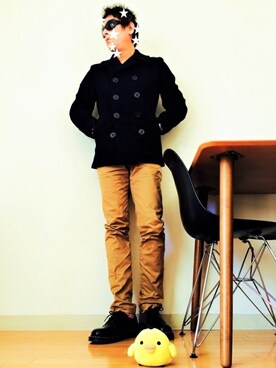 Buzz Rickson S バズリクソンズ のピーコートを使った人気ファッションコーディネート Wear