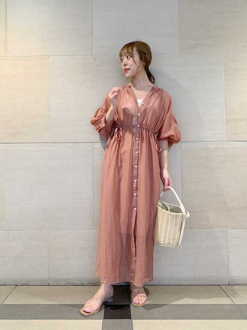 Fukuda Sakura Who S Who Chicoのシャツワンピースを使ったコーディネート Wear