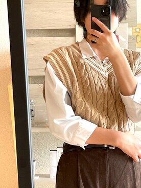 みゆきちさん（レディース・163cm）の冬コーディネート