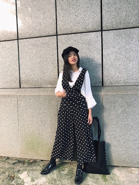 「Momo（Momo）のアイテム」を使った、pennyさん（レディース・157cm）の秋コーディネート