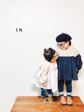 ihiさん（キッズ・100cm）の秋コーディネート