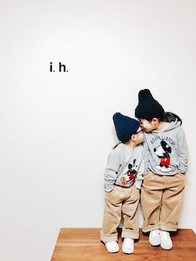 ihiさん（キッズ・100cm）の冬コーディネート