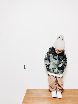 ihiさん（キッズ・100cm）の冬コーディネート