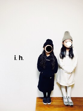 ihiさん（キッズ・100cm）の冬コーディネート
