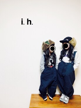 ihiさん（キッズ・100cm）の冬コーディネート