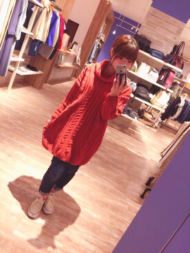 「HVC（エイチブイシー）のアイテム」を使った、Marinaさん（レディース・158cm）の冬コーディネート