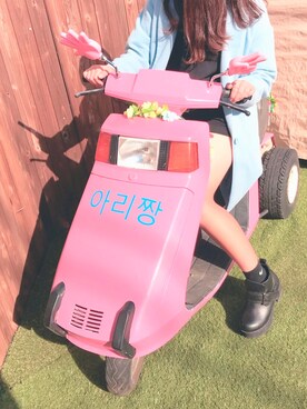「WEGO（ウィゴー）のアイテム（スウェット）」を使った、シユンさん（レディース・160cm）の冬コーディネート