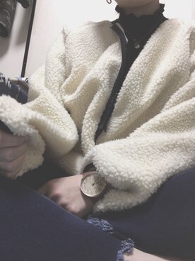 「Marc by Marc Jacobs（マークバイマークジェイコブス）のアイテム（ネックレス）」を使った、sakiさん（レディース・164cm）の秋コーディネート