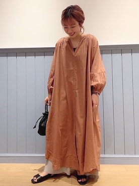 「ボイルワンピース」｜これとすさん（レディース・150cm）の春コーディネート