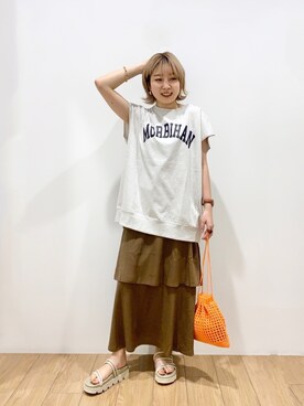 「メッシュバッグ」｜「アイテム（その他）」を使った、これとすさん（レディース・150cm）の夏コーディネート