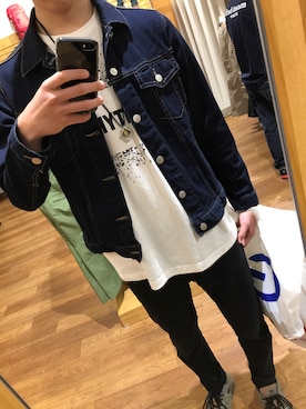 「ららぽーと」｜ながさん（メンズ・173cm）の春コーディネート
