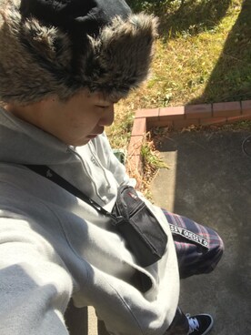 「STADIUM（スタジアム）のアイテム」を使った、TAIKIさん（メンズ・190cm）の冬コーディネート