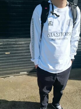 「diaspora skateboards」｜axcxoさん（メンズ・178cm）の春コーディネート