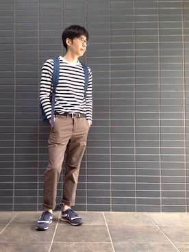 「SPELLBOUND（スペルバウンド）のアイテム」を使った、D_MALL 京都さん（メンズ・165cm）の春コーディネート