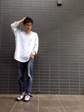 「SPELLBOUND（スペルバウンド）のアイテム」を使った、D_MALL 京都さん（メンズ・165cm）の夏コーディネート