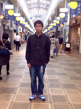 「MASTER&Co（マスターアンドコー）のアイテム」を使った、D_MALL 京都さん（メンズ・165cm）の秋コーディネート