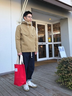 「SPELLBOUND（スペルバウンド）のアイテム（その他アウター）」を使った、D_MALL 京都さん（メンズ・165cm）の冬コーディネート