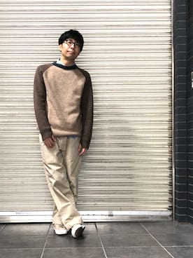 「茶色」｜D_MALL 京都さん（メンズ・165cm）の秋コーディネート